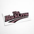 Pegatina theblackcrew morada