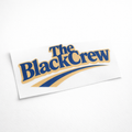 Pegatina theblackcrew azul