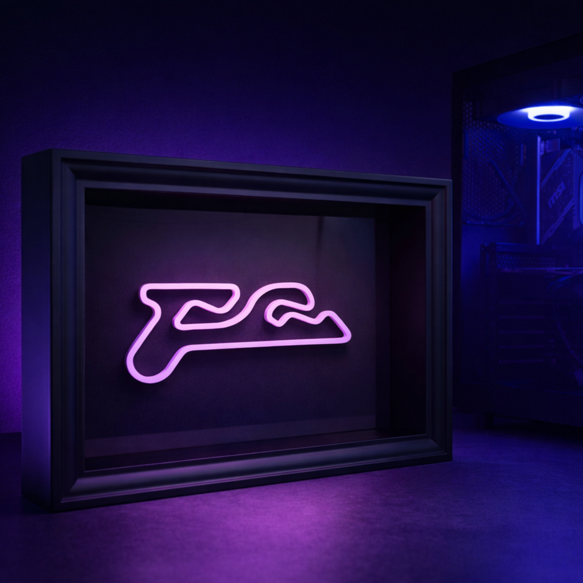 Cuadro Decorativo Circuito (Personalizado)