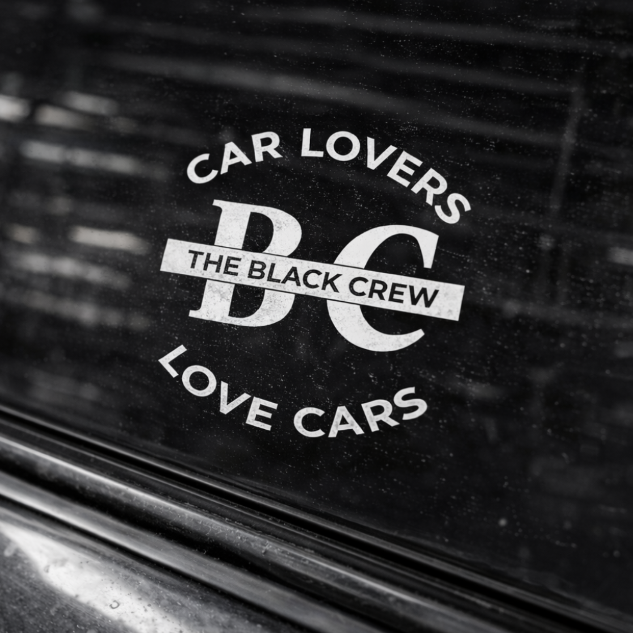 Pegatina Blanca TheBlackCrew