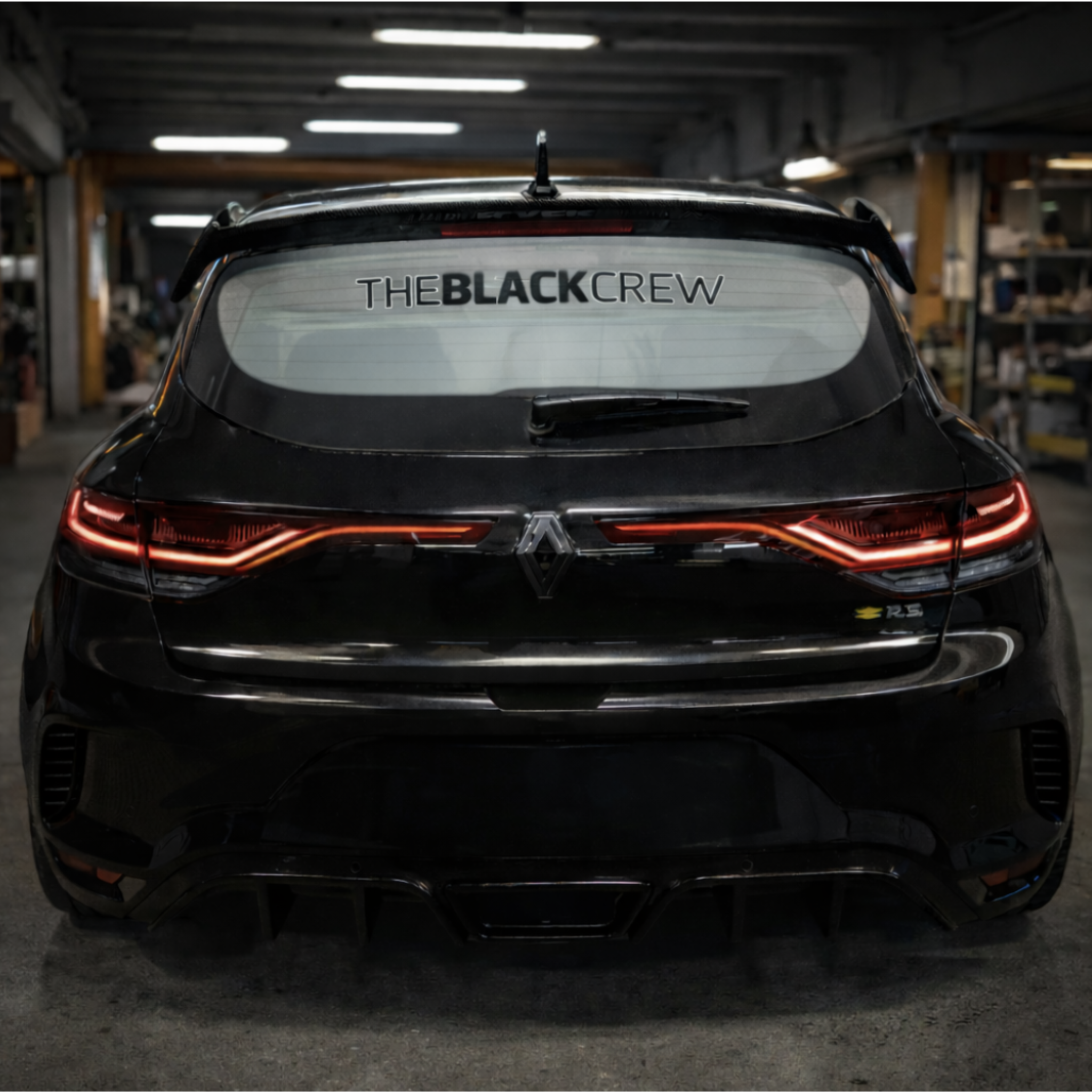 Pegatina Negra Grande 60x7 cm