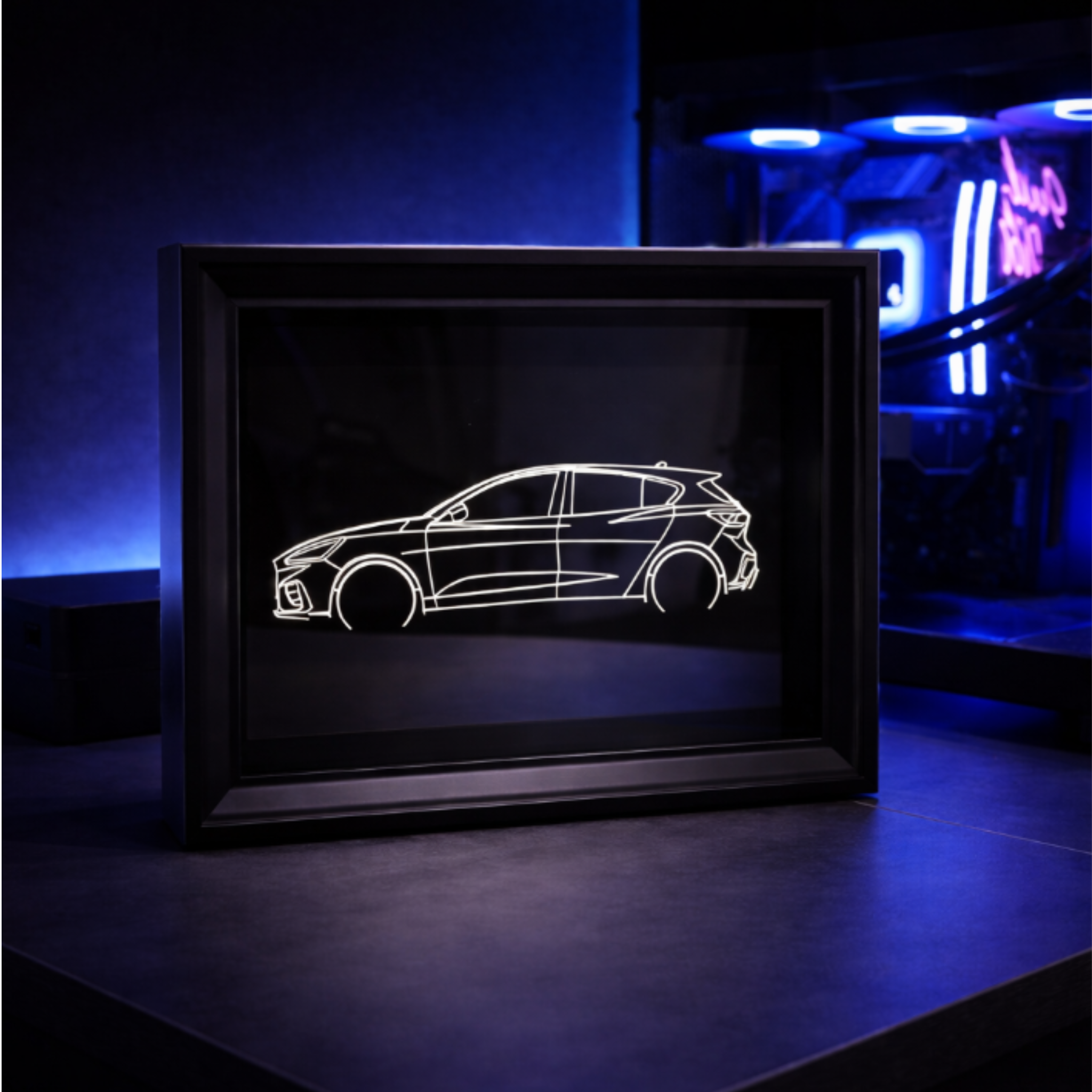 Cuadro Decorativo Silueta (Personalizable)