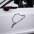 Pegatina Circuito Nürburgring - Grande 20cm x 20cm