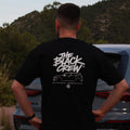 Camiseta The Black Crew Personalizable – Silueta de Coche Custom | Edición Blanco y Negro