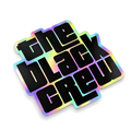 Pegatina Oficial The Black Crew – Vinilo Holográfico