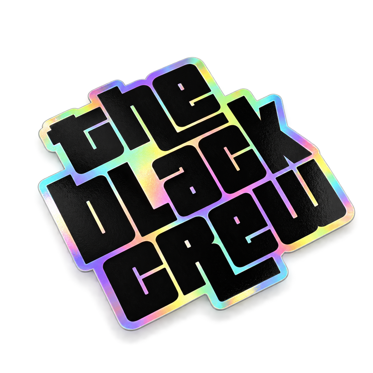 Pegatina Oficial The Black Crew – Vinilo Holográfico