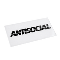 Pegatina ANTISOCIAL para Coche 23 x 3 cm – Vinilo Adhesivo Automoción Negro Brillo | Sticker JDM Racing