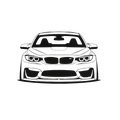 Silueta BMW M4 F82 Frontal