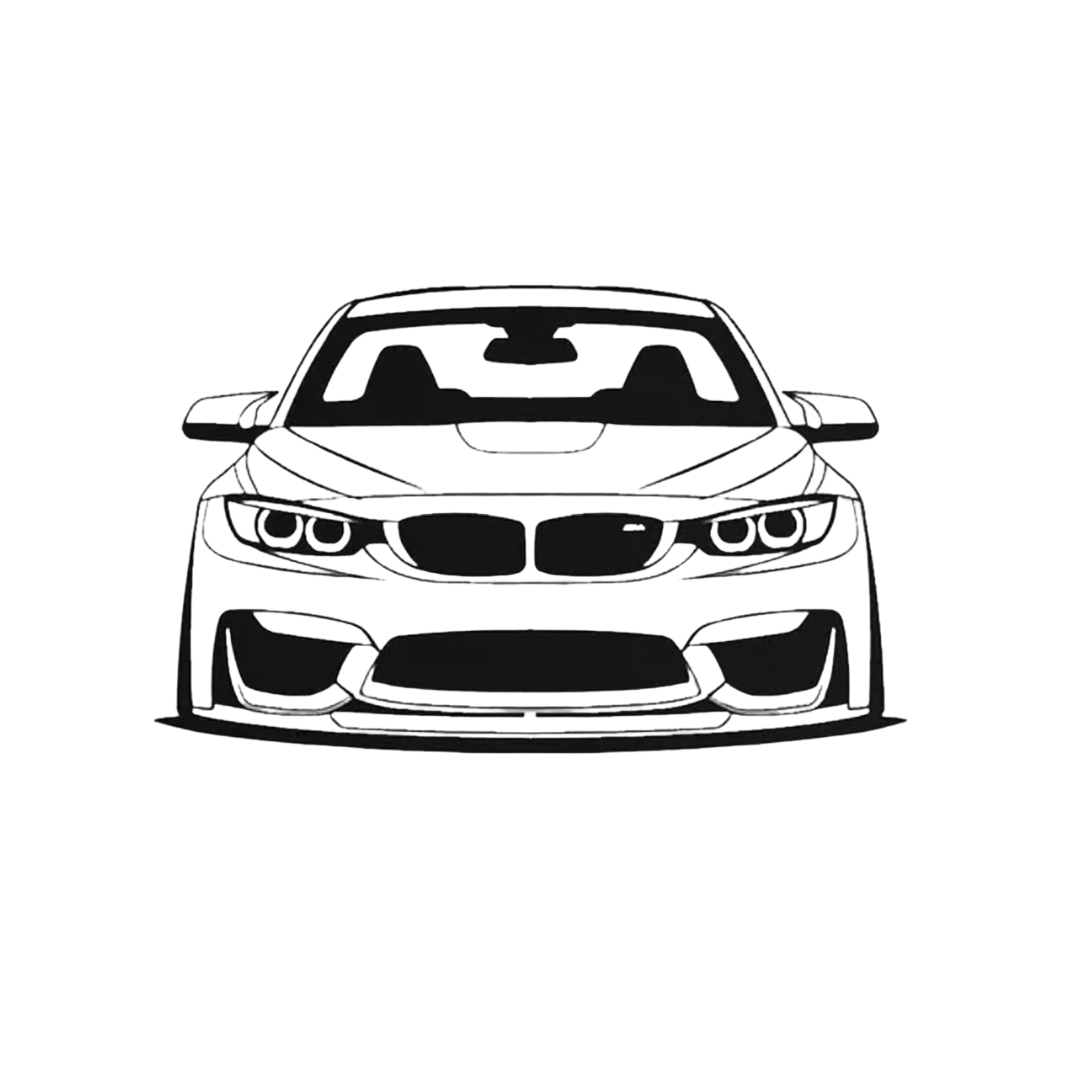 Silueta BMW M4 F82 Frontal